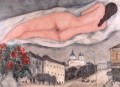 Nude over Vitebsk contemporary Marc Chagall